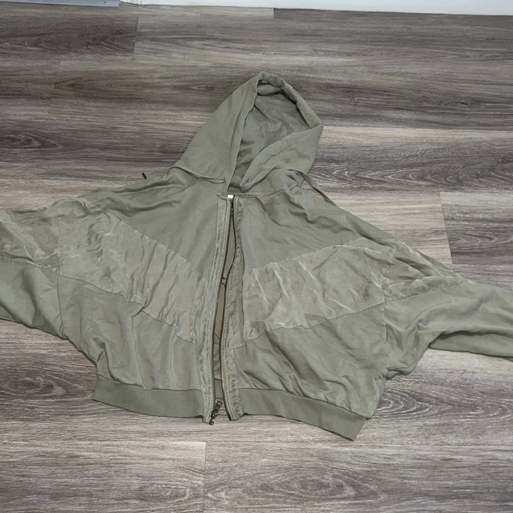 Green zip up